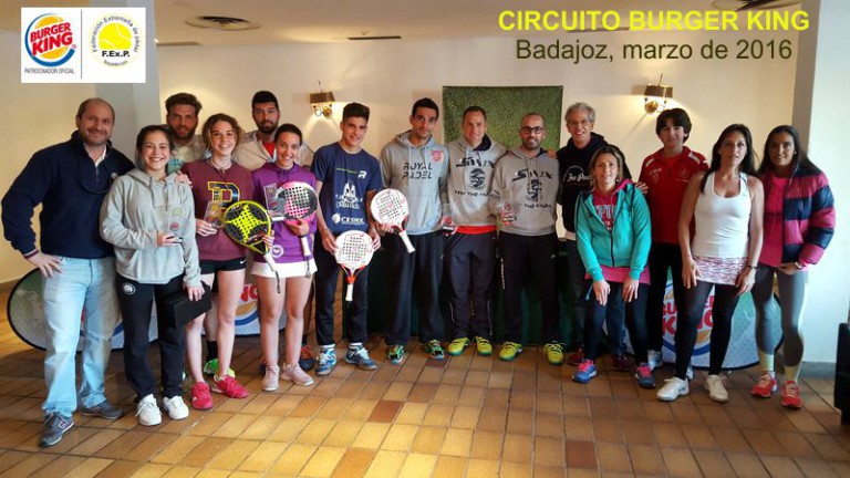 FINALIZÓ LA 3ª PRUEBA DEL CIRCUITO BURGER KING EN BADAJOZ 2016