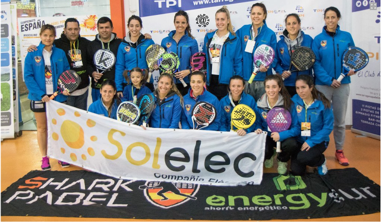 LAS CHICAS DEL SOLELEC ENERGYSUR SHARK PÁDEL LOS BOLICHES, A LAS PUERTAS DE LA CORONA NACIONAL