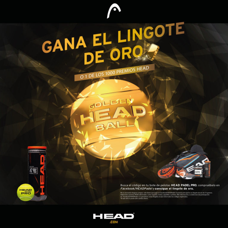 EL ORO A TU ALCANCE GRACIAS A LA PROMOCIÓN HEAD GOLDEN BALL