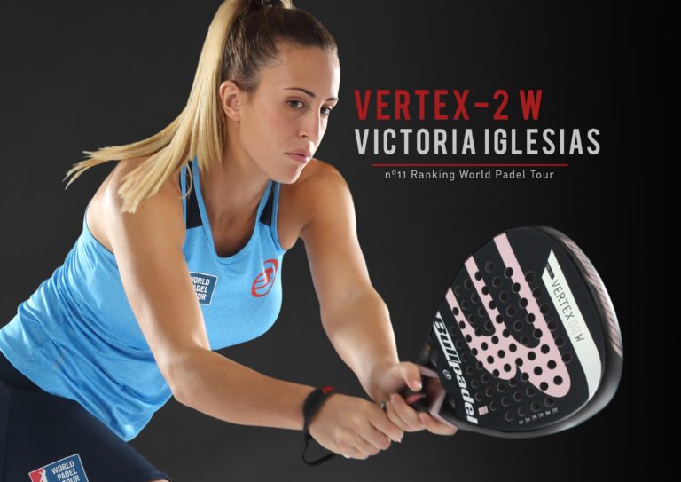 Victoria Iglesias, número 11 del Ranking World Padel Tour, renueva con Bullpadel