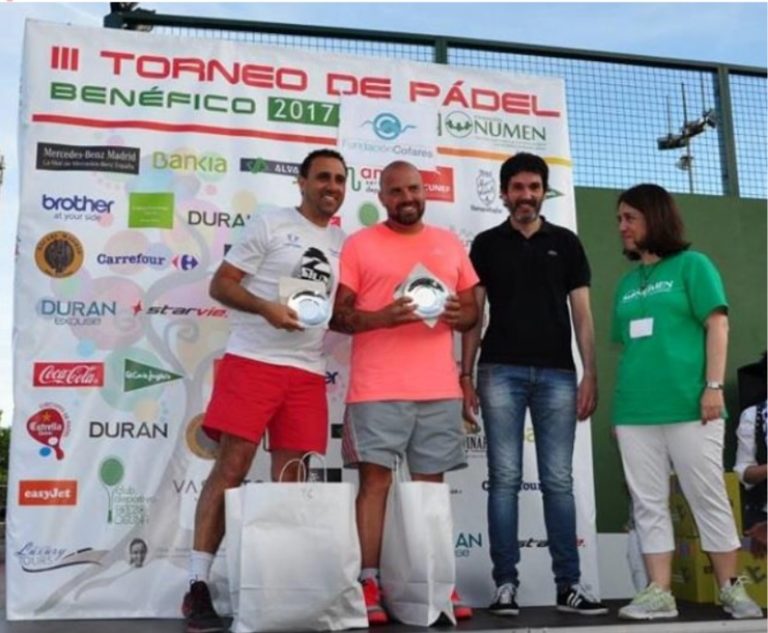 STAR VIE PATROCINADOR OFICIAL DEL  IV TORNEO BENEFICO DE PADEL FUNDACION NUMEN