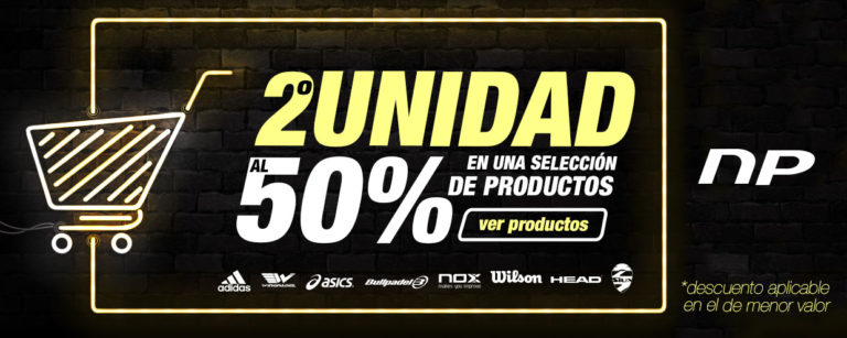 ¿PALAS CON 50 POR CIENTO DE DESCUENTO? AHORA ES POSIBLE EN LA TIENDA ONLINE DE PADEL DE NEW PADEL