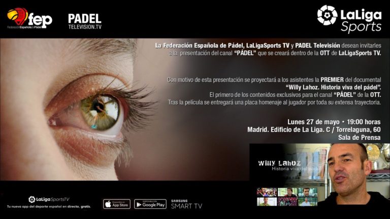 PRESENTACIÓN DEL CANAL “PÁDEL” DENTRO DE LA OTT  LALIGASPORTS  TV