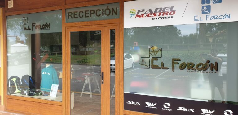 EL FORCON DE AVILES TERCER CLUB CON UNA TIENDA PADEL NUESTRO EXPRESS