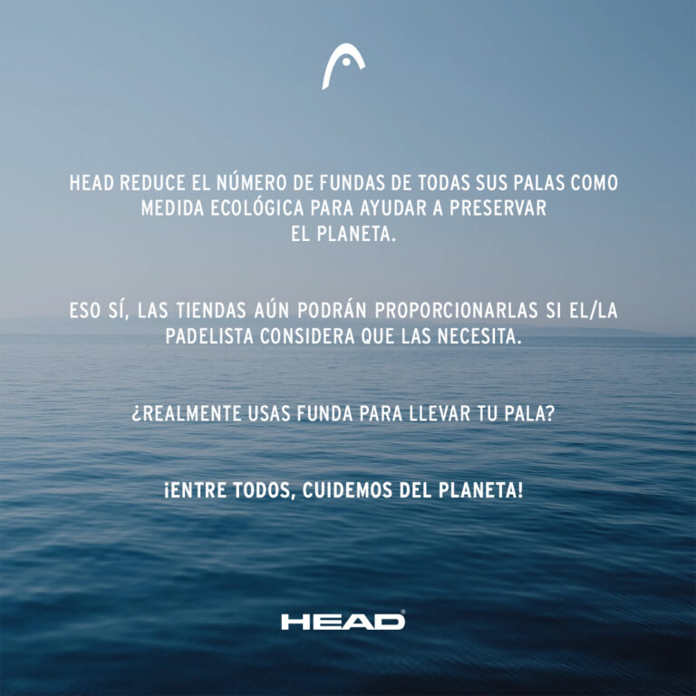 REDUCCIÓN DE FUNDAS DE PLÁSTICO EN PALAS HEAD COMO MEDIDA URGENTE PARA AYUDAR A PRESERVAR LA SALUD DEL PLANETA